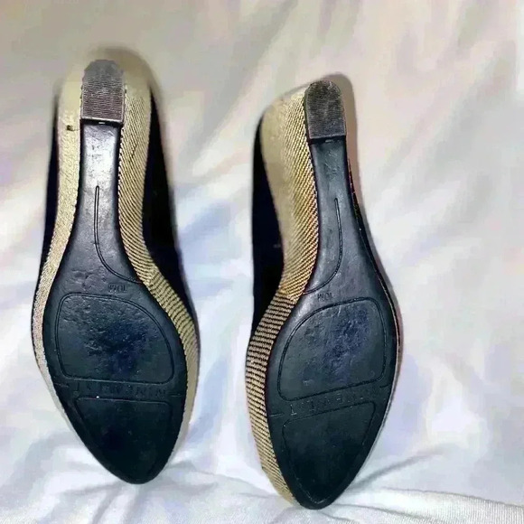 Nine West | Cheerful | Platform Wedge |
Navy Blue Canvas | Peep Toe - Picture 5 of 5